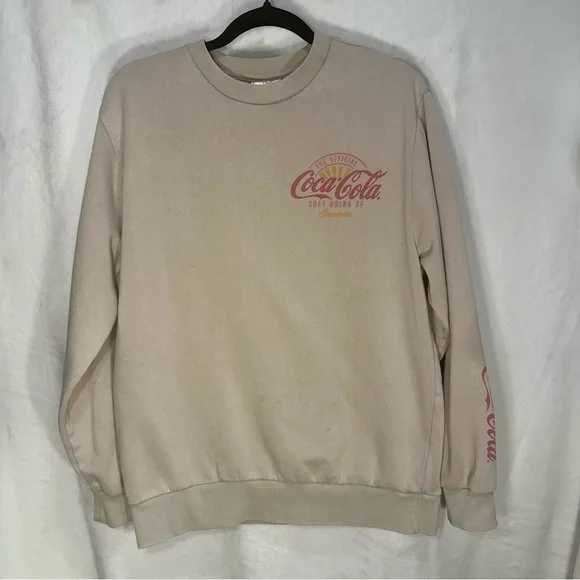 Official Coca-Cola "Soft Drink of Summer" Retro 1886 Graphic Crewneck - Picture 2 of 5